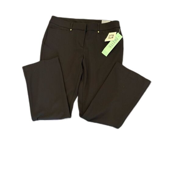 Anne Klein Bootleg Dress Pants Women's Size 10P Black NWT - Picture 10 of 11